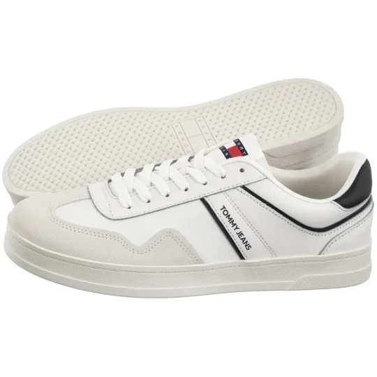 Zdjęcie produktu Tenisówki The Greenwich Leather Ecru EM0EM01571 TCR (TH1259-a) Tommy Hilfiger