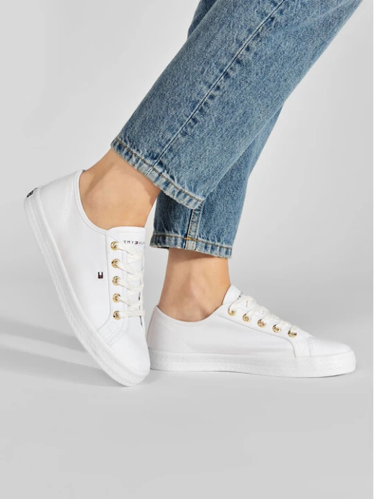 Zdjęcie produktu Tenisówki Tommy Hilfiger Essential Nautical Sneaker FW0FW06512 Biały