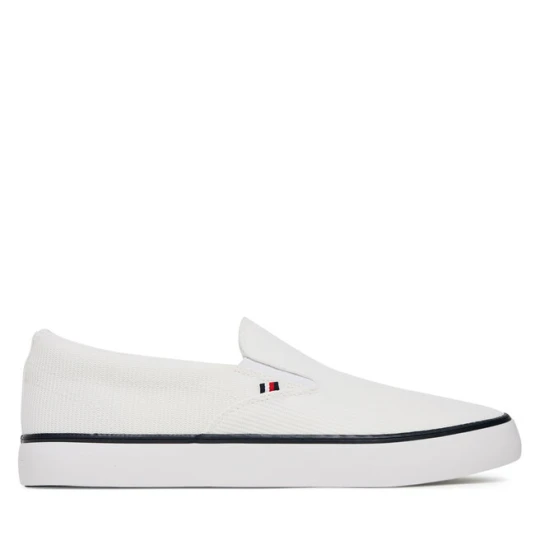 Zdjęcie produktu Tenisówki Tommy Hilfiger Th Hi Vulc Core Low Ii Slipon FM0FM05514 Biały