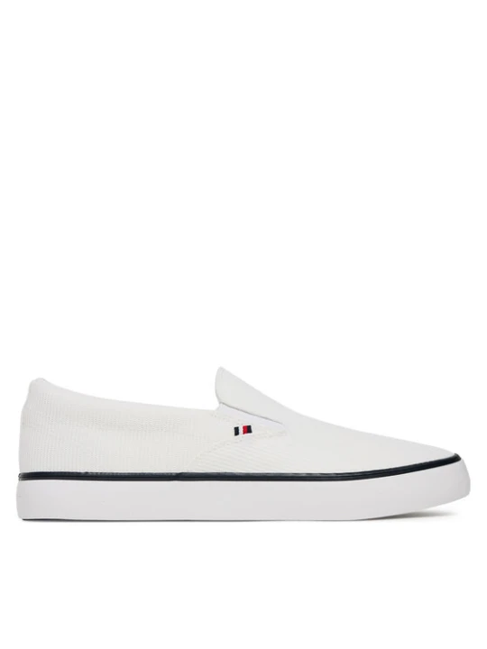 Zdjęcie produktu Tenisówki Tommy Hilfiger Th Hi Vulc Core Low Ii Slipon FM0FM05514 Biały