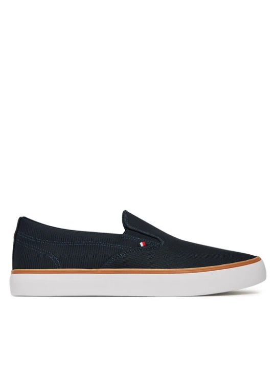 Zdjęcie produktu Tenisówki Tommy Hilfiger Th Hi Vulc Core Low Ii Slipon FM0FM05514 Granatowy