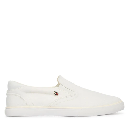 Zdjęcie produktu Tenisówki Tommy Hilfiger Th Low Profile Slip On FW0FW09103 Biały