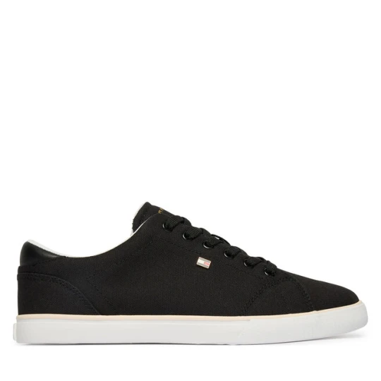 Zdjęcie produktu Tenisówki Tommy Hilfiger Th Low Profile Vulc Canvas FW0FW09102 Czarny