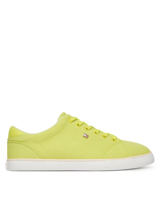 Zdjęcie produktu Tenisówki Tommy Hilfiger Th Low Profile Vulc Canvas FW0FW09102 Żółty