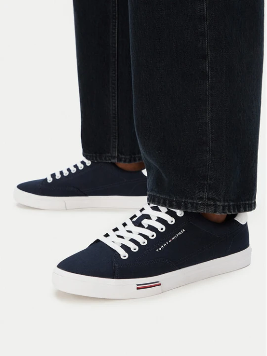 Zdjęcie produktu Tenisówki Tommy Hilfiger Vulc Core Rwb Long FM0FM05813 Granatowy