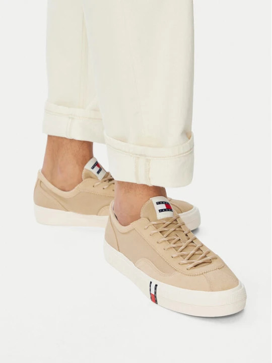 Zdjęcie produktu Tenisówki Tommy Jeans Archive Vulc Y2K EM0EM01760 Beżowy ciemny