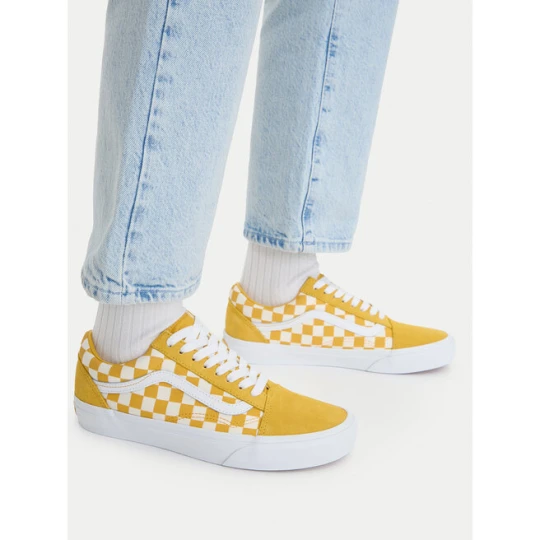 Zdjęcie produktu Tenisówki Vans Old Skool Checkerboard VN000DB3ZX71 Żółty