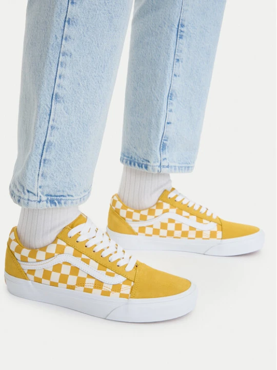 Zdjęcie produktu Tenisówki Vans Old Skool Checkerboard VN000DB3ZX71 Żółty