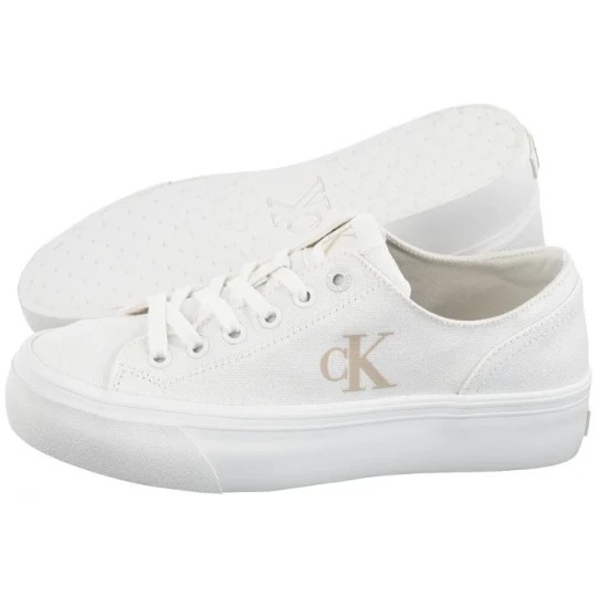 Zdjęcie produktu Tenisówki Vulc Flatform Low Cv Mg Triple Bright White YW0YW01763 01W (CK635-b) Calvin Klein