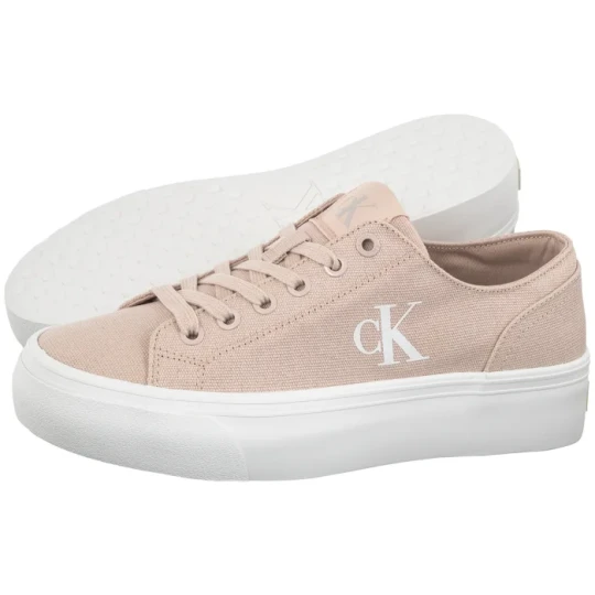 Zdjęcie produktu Tenisówki Vulc Flatform Low Cv Mg Whisper Pink YW0YW01763 ABJ (CK635-d) Calvin Klein