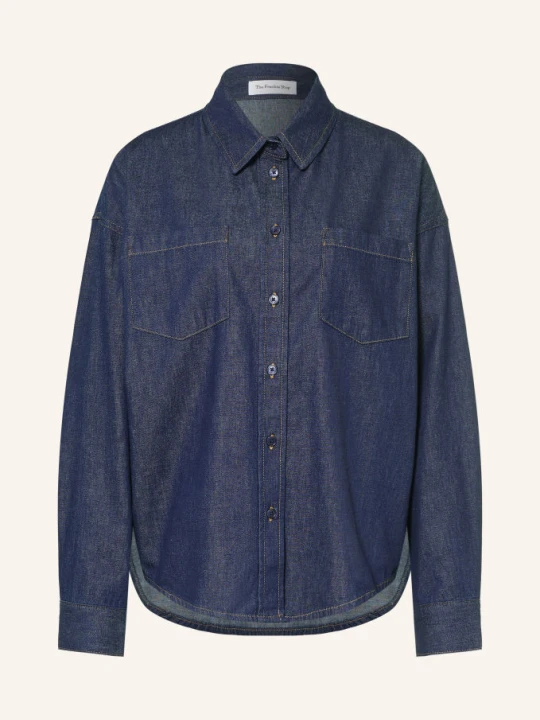 Zdjęcie produktu The Frankie Shop Bluzka Jeansowa Deira blau GRANATOWY
