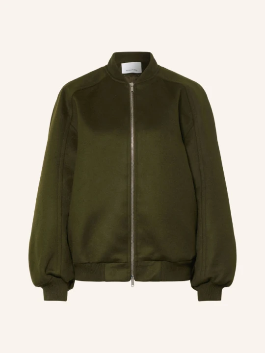 Zdjęcie produktu The Frankie Shop Bomberka Oversize Elinor gruen CIEMNOZIELONY