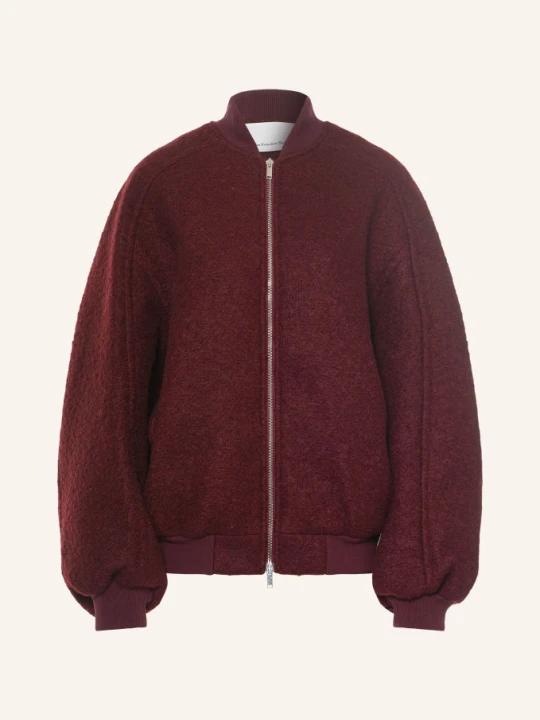 Zdjęcie produktu The Frankie Shop Bomberka Typu Oversize Elinor rot CIEMNOCZERWONY