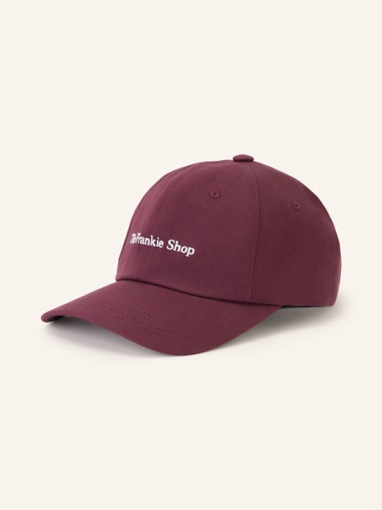 Zdjęcie produktu The Frankie Shop Czapka Z Daszkiem Frankie rot CIEMNOCZERWONY