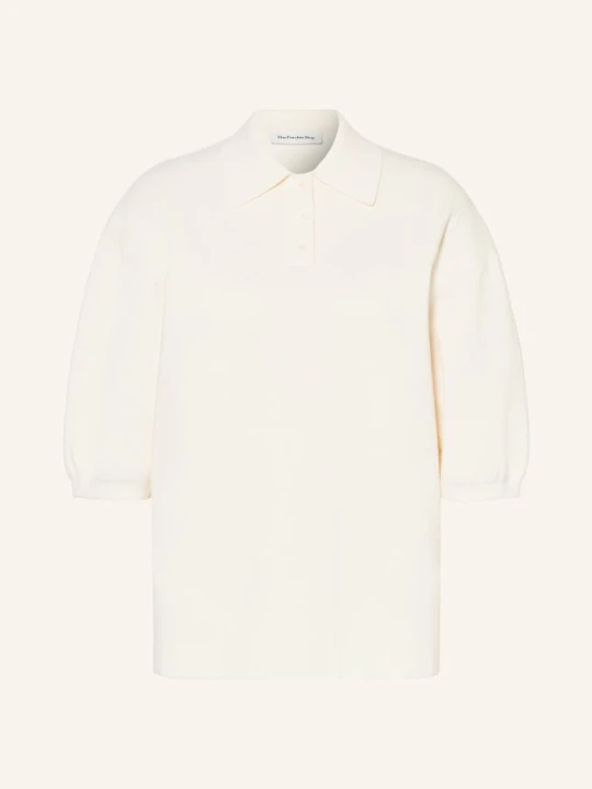 Zdjęcie produktu The Frankie Shop Dzianinowa Koszulka Polo Nola weiss BIAŁY
