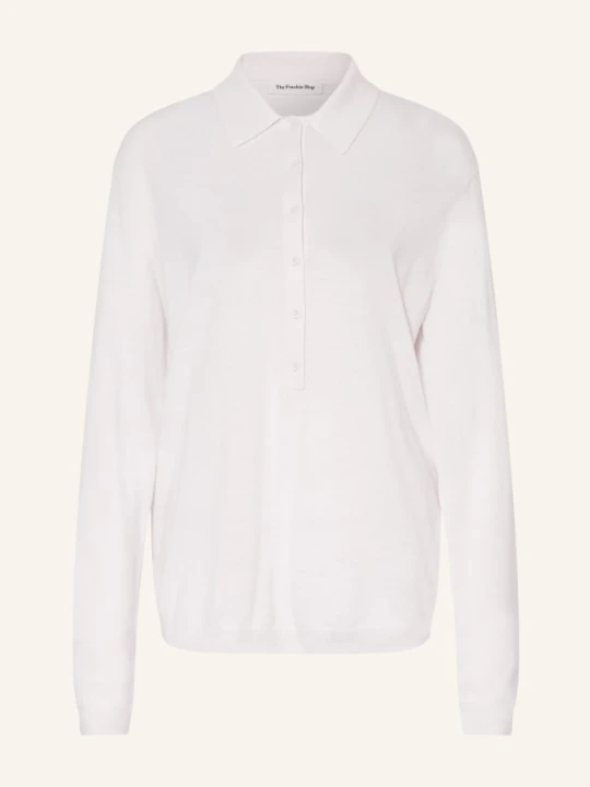 Zdjęcie produktu The Frankie Shop Dzianinowa Koszulka Polo Tala weiss BIAŁY