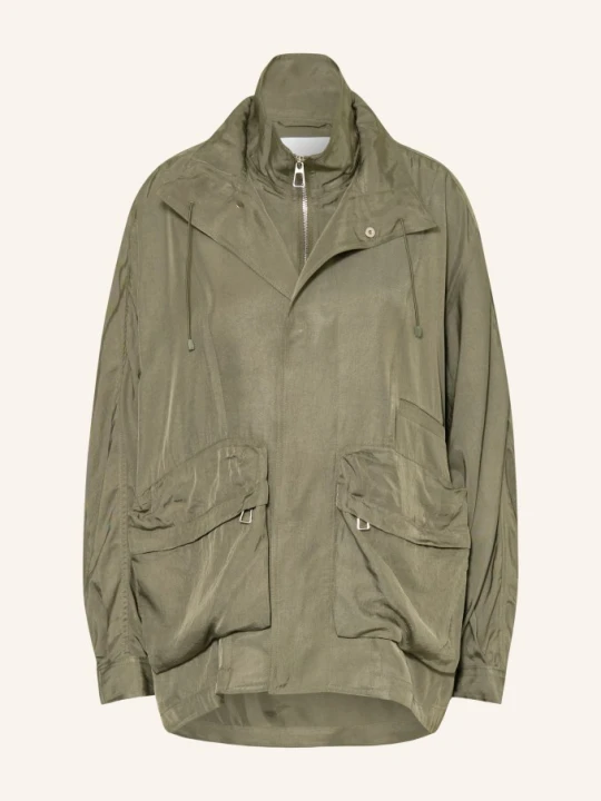Zdjęcie produktu The Frankie Shop Kurtka Typu Blouson Breya Z Lamówką gruen OLIWKOWY