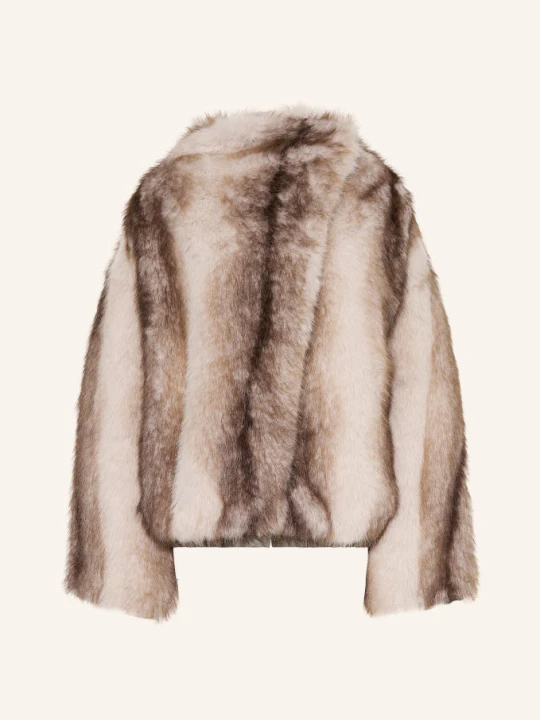 Zdjęcie produktu The Frankie Shop Kurtka Z Sztucznego Futra Senna, Dwustronna beige