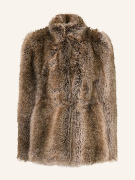 Zdjęcie produktu The Frankie Shop Kurtka Ze Sztucznego Futra Denia beige