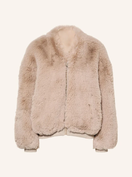 Zdjęcie produktu The Frankie Shop Kurtka Z Sztucznego Futra Vera, Dwustronna beige