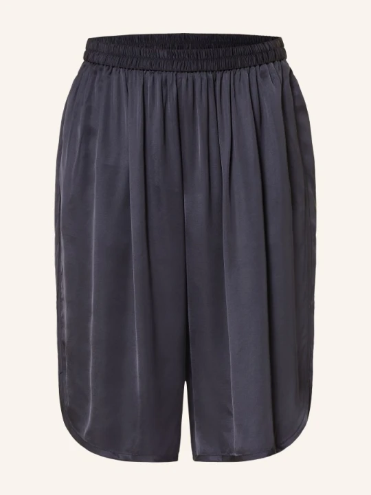 Zdjęcie produktu The Frankie Shop Satynowe Bermudy Nelis blau GRANATOWY