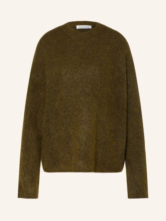 Zdjęcie produktu The Frankie Shop Sweter Timea Z Moherem gruen OLIWKOWY