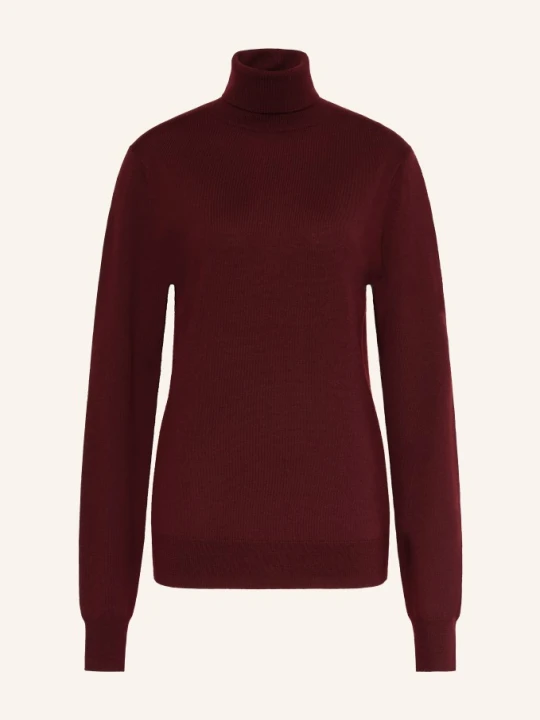 Zdjęcie produktu The Frankie Shop Sweter Z Golfem Eve rot CIEMNOCZERWONY