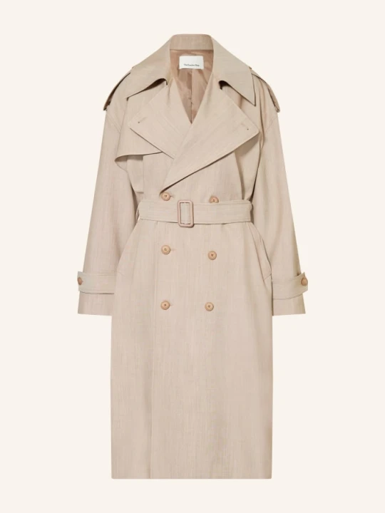 Zdjęcie produktu The Frankie Shop Trencz Oversize Dursley beige