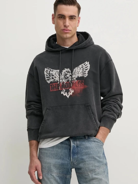 Zdjęcie produktu The Kooples bluza bawełniana szary