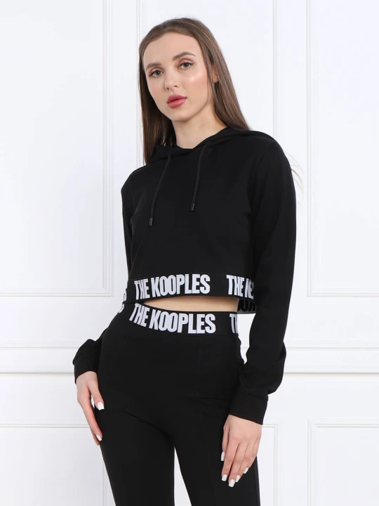 Zdjęcie produktu The Kooples Bluza | Cropped Fit czarny