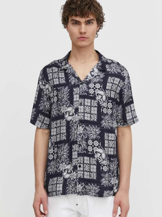 Zdjęcie produktu The Kooples koszula granatowy