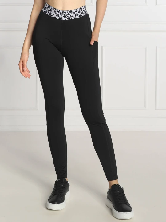 Zdjęcie produktu The Kooples Legginsy | Slim Fit czarny