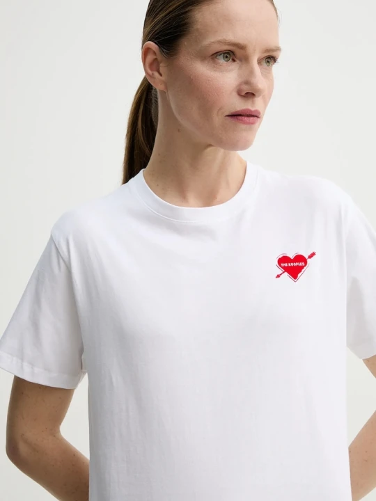 Zdjęcie produktu The Kooples t-shirt bawełniany biały