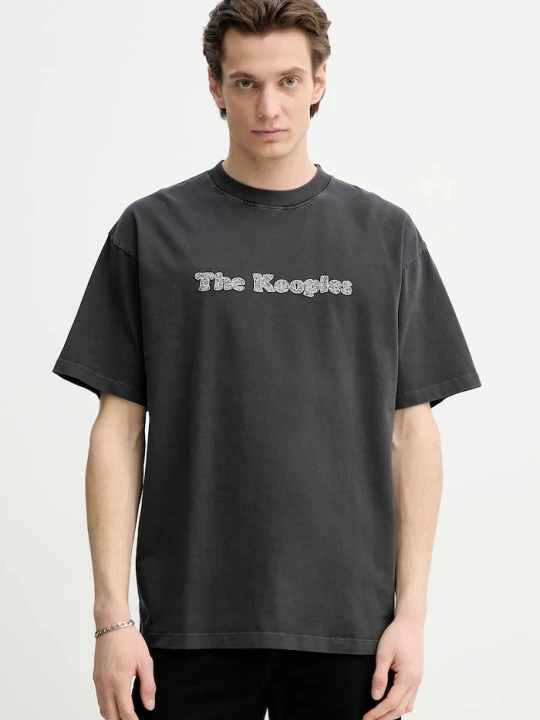 Zdjęcie produktu The Kooples t-shirt bawełniany szary