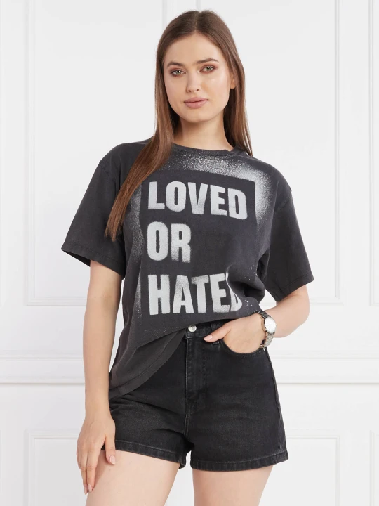 Zdjęcie produktu The Kooples T-shirt | Regular Fit grafitowy