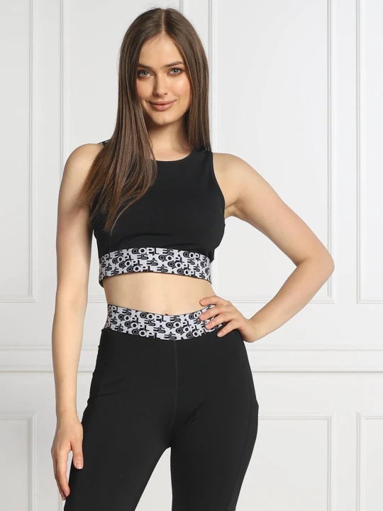 Zdjęcie produktu The Kooples Top | Slim Fit czarny