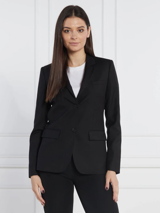 Zdjęcie produktu The Kooples Wełniana marynarka | Slim Fit czarny