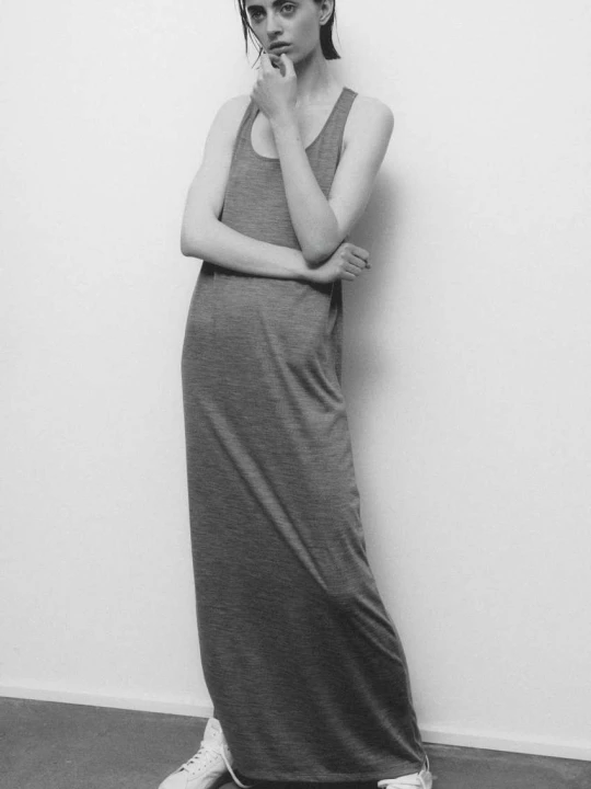 Zdjęcie produktu The Long Tanktop Dress Patrizia Pepe szary