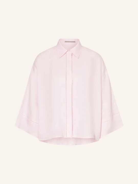 Zdjęcie produktu (The Mercer) N.Y. Bluzka Z Lnu Z Rękawami 3/4 rosa JASNORÓŻOWY
