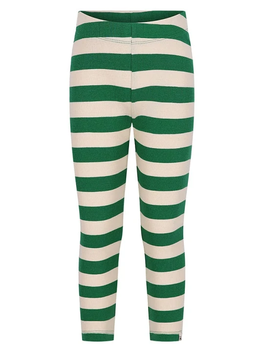 Zdjęcie produktu The New Chapter Legginsy "Zane" w kolorze zielono-kremowym rozmiar: 116