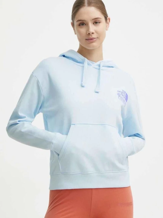 Zdjęcie produktu The North Face bluza bawełniana niebieski