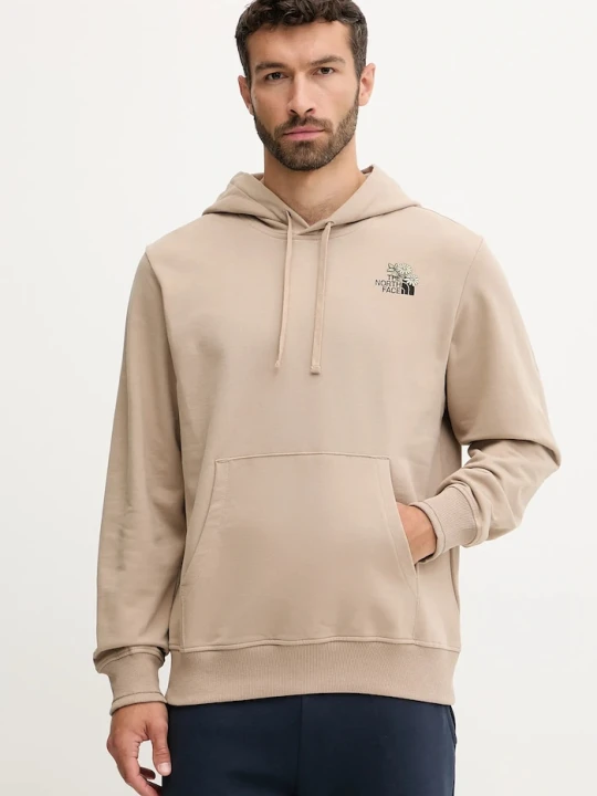 Zdjęcie produktu The North Face bluza bawełniana Flowe Dome beżowy