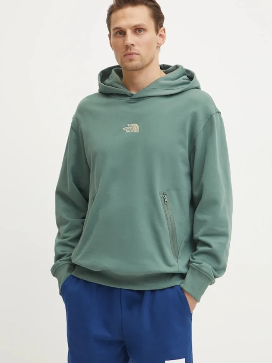 Zdjęcie produktu The North Face bluza bawełniana Heritage Relaxed zielony