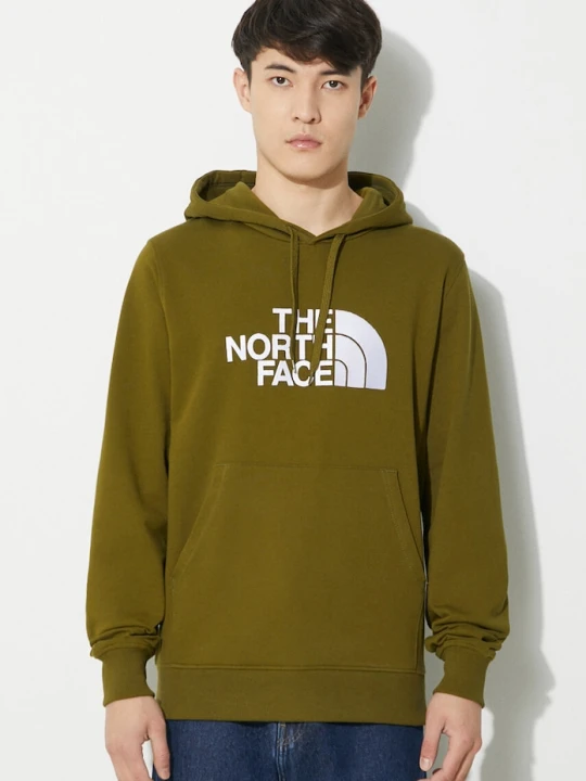 Zdjęcie produktu The North Face bluza bawełniana M Light Drew Peak Pullover Hoodie zielony