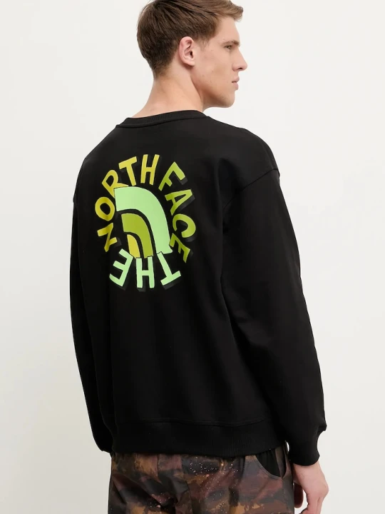 Zdjęcie produktu The North Face bluza bawełniana Nuptse Oversized czarny