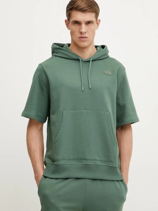 Zdjęcie produktu The North Face bluza bawełniana Relaxed zielony