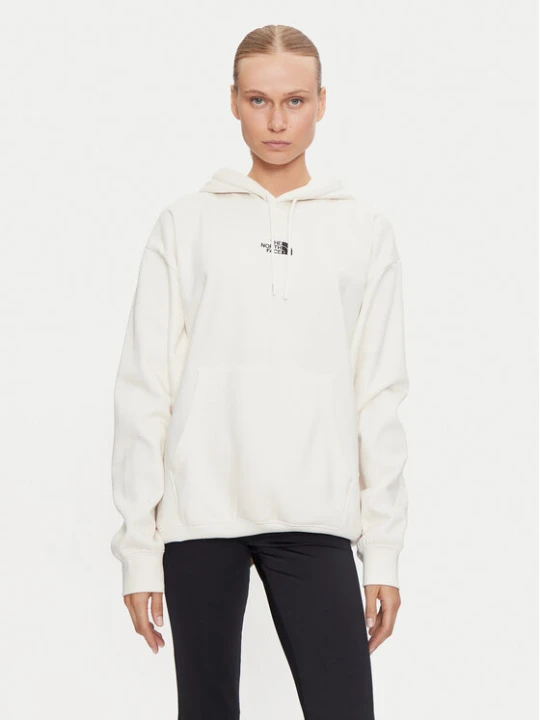 Zdjęcie produktu The North Face Bluza Essential NF0A89EN Écru Oversize Kremowy