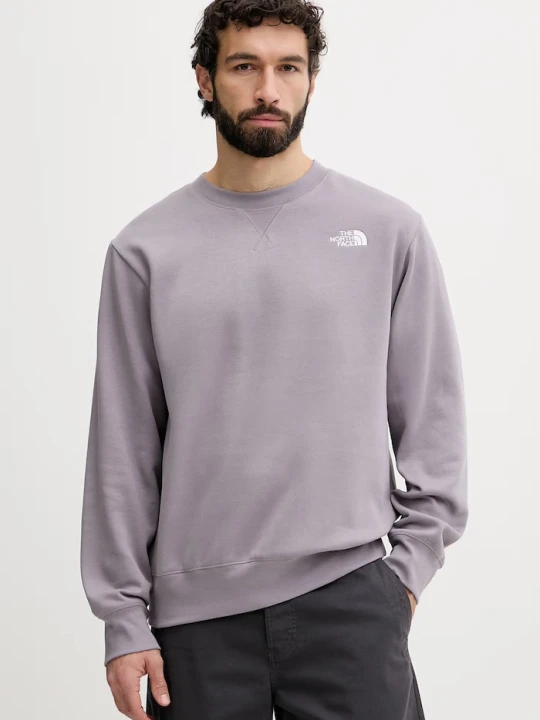 Zdjęcie produktu The North Face bluza męska bawełniana Essential fioletowy