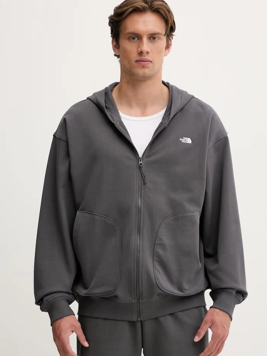 Zdjęcie produktu The North Face bluza męska bawełniana Essential Oversize szary
