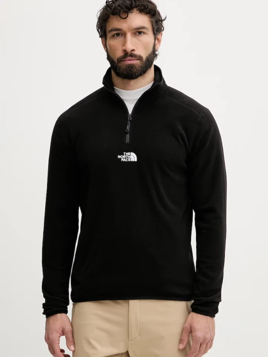 Zdjęcie produktu The North Face bluza męska polarowa EMBROIDERED LOGO czarny